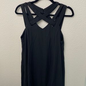 🆕 NWT Lush black High-low Dress
